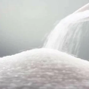 Fine grain European Spa Salt being poured